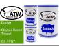 Preview: Dodge, Stryker Green Tricoat, G7 / PG7: 500ml Lackdose + 500ml Klarlack + 250ml Härter - Set, von ATW Autoteile West.